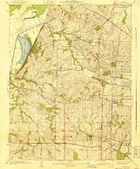 Creve Coeur 1940 topographic map thumbnail