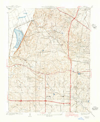 Creve Coeur 1940 topographic map thumbnail