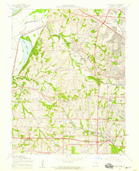 Creve Coeur 1954 topographic map thumbnail