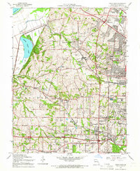 Creve Coeur 1954 topographic map thumbnail