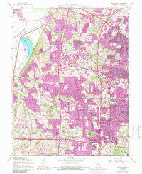 Creve Coeur 1954 topographic map thumbnail