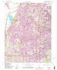 Creve Coeur 1954 topographic map thumbnail