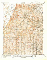 Creve Coeur 1933 topographic map thumbnail