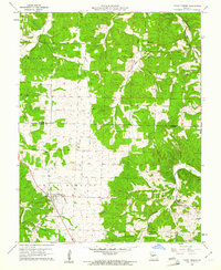 Cross Timbers 1960 topographic map thumbnail