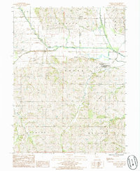 Darlington 1985 topographic map thumbnail