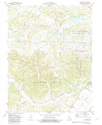Defiance 1972 topographic map thumbnail