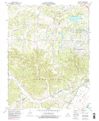 Defiance 1972 topographic map thumbnail