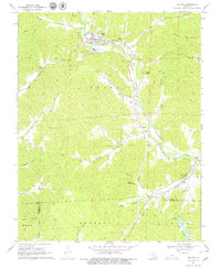 Des Arc 1969 topographic map thumbnail