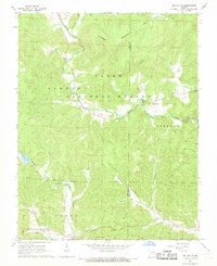 Des Arc NE 1968 topographic map thumbnail