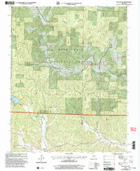 Des Arc NE 2000 topographic map thumbnail