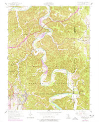 Devils Elbow 1954 topographic map thumbnail