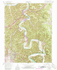 Devils Elbow 1954 topographic map preview
