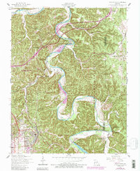 Devils Elbow 1954 topographic map thumbnail
