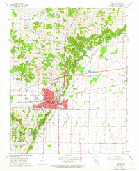Dexter 1963 topographic map thumbnail