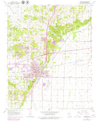 Dexter 1963 topographic map thumbnail