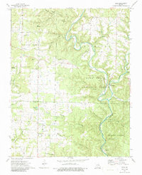 Dora 1973 topographic map preview