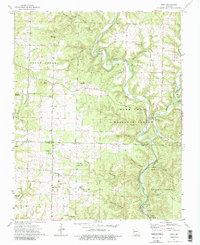 Dora 1973 topographic map preview