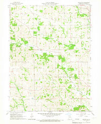 Downing NW 1965 topographic map thumbnail