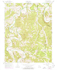 Drynob 1954 topographic map thumbnail