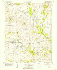 East Lynne 1954 topographic map thumbnail