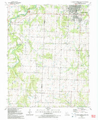 El Dorado Springs South 1991 topographic map preview