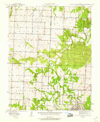 Eldorado Springs North 1939 topographic map thumbnail
