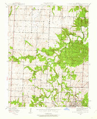 Eldorado Springs North 1939 topographic map thumbnail