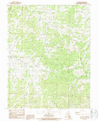 Elk Creek 1987 topographic map thumbnail