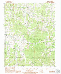 Elk Creek 1987 topographic map thumbnail