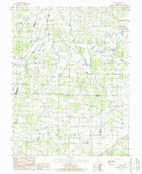 Enon 1987 topographic map thumbnail