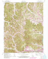 Eureka 1954 topographic map thumbnail