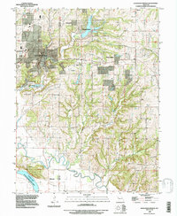 Excelsior Springs 1990 topographic map thumbnail