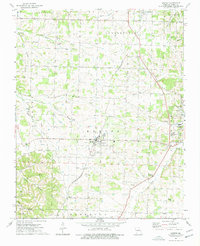 Exeter 1974 topographic map thumbnail