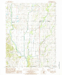 Farmersville 1984 topographic map thumbnail