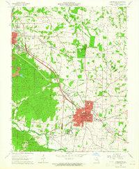 Farmington 1964 topographic map thumbnail