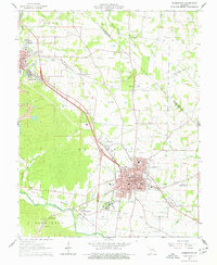Farmington 1964 topographic map thumbnail