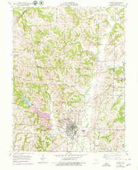 Fayette 1953 topographic map thumbnail