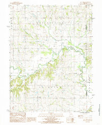 Flat Creek 1984 topographic map thumbnail
