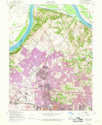 Florissant 1954 topographic map thumbnail
