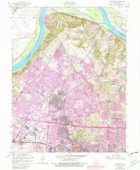 Florissant 1954 topographic map thumbnail