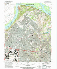 Florissant 1994 topographic map thumbnail