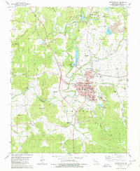 Fredericktown 1980 topographic map thumbnail