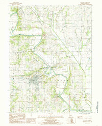 Gallatin 1984 topographic map thumbnail