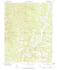 Garrison 1955 topographic map thumbnail