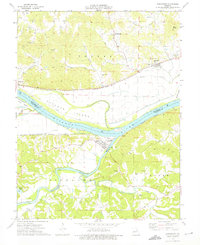 Gasconade 1974 topographic map thumbnail