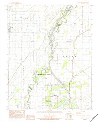 Glennonville 1983 topographic map thumbnail