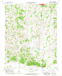 Gordonville 1967 topographic map thumbnail