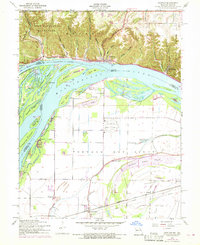 Grafton 1954 topographic map thumbnail