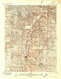 Grandview 1934 topographic map thumbnail