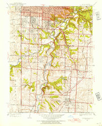 Grandview 1934 topographic map thumbnail
